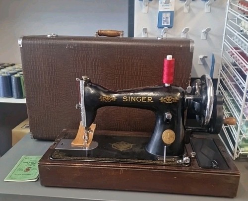 Singer crank sewing machine - singer,