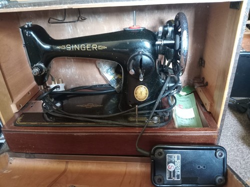 Vintage singer sewing machine - vintage,