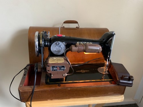 Vintage singer sewing - sewing, machine
