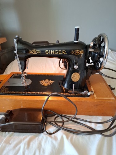 Singer vintage electric sewing - singer,