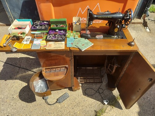 Singer vintage electric sewing - vintage,