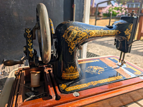 Singer 27k mechanical sewing - singer,
